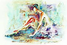 Rest - water color, oil, cartoon