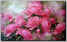 Flowers - oil, canvas