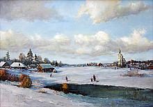 Winter - oil, canvas