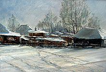 Siberian Frosts - oil, canvas