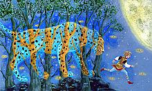 Illustration For The Book "The Story Of Photogen And Nycteris": paper, watercolors, gouache