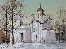 Kolomna, Moscow - oil, canvas