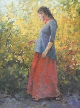 May In Blossom - oil, canvas