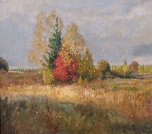 Deserted Place - oil, canvas