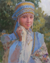 Portret Of Maria - oil, canvas