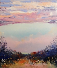 Autumn Has Come - oil, canvas, palette knife