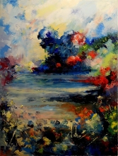 After The Rain - oil, canvas, palette knife