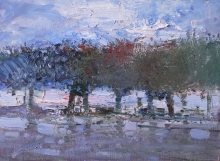 Fresh Day - oil, canvas, cardboard