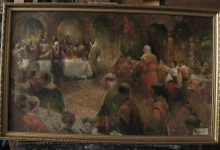 A Welcome Guest - oil, canvas