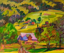 Picturesque - oil, canvas