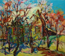 Winter, Winter ... - oil, canvas