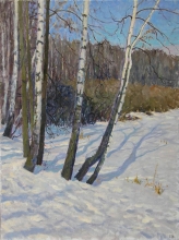 Beginning Of March - oil, canvas