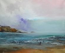 The Winter Sea- oil, canvas