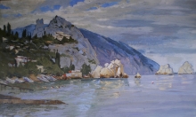 Ayu-Dag - oil, canvas