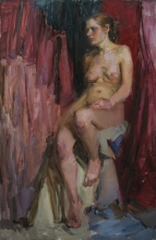 Victoriya - oil, canvas