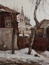 Corner Of Nerekhta - oil, canvas