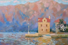 Warm Evening - oil, canvas