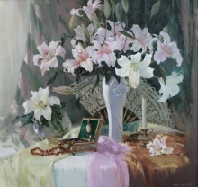 Amber Evening - oil, canvas