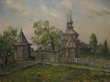 Museum-preserve Malye Korely - oil, canvas