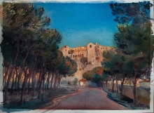 Tropea - watercolors, paper