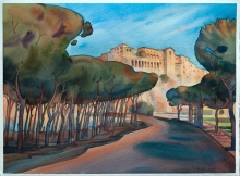 Tropea - watercolors, paper