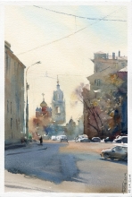 Varvarka - watercolors, paper