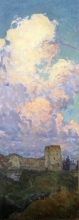 Sky Over Izborsk - oil, canvas