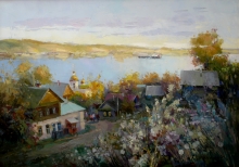 Evening Chimes - oil, canvas