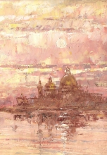 Venice - oil, canvas