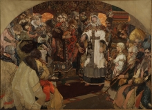 Tale Of Maiden Fevronya - oil, canvas