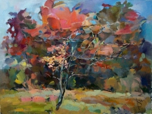 Autumn Performance - oil, canvas