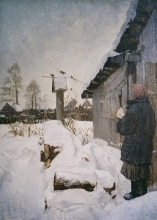 It Will Be Spring Soon - oil, canvas