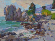 Chekhovs Bay - oil, canvas