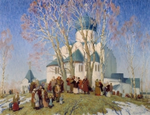 Yew Sunday - oil, canvas