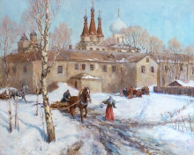 Easter Will Come Soon - oil, canvas