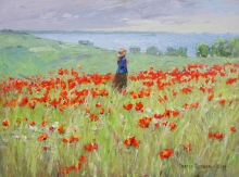 Kerch Poppies - oil, canvas