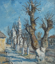 Spring In Tarusa - oil, canvas