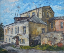 Torzhok - oil, canvas