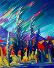 A Good Man Said-Aka - oil, canvas