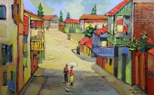 Tbilisi - oil, canvas